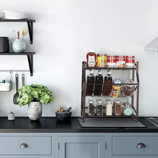 NEX™ 3-Tier Freestanding Metal Spice Rack Organizer